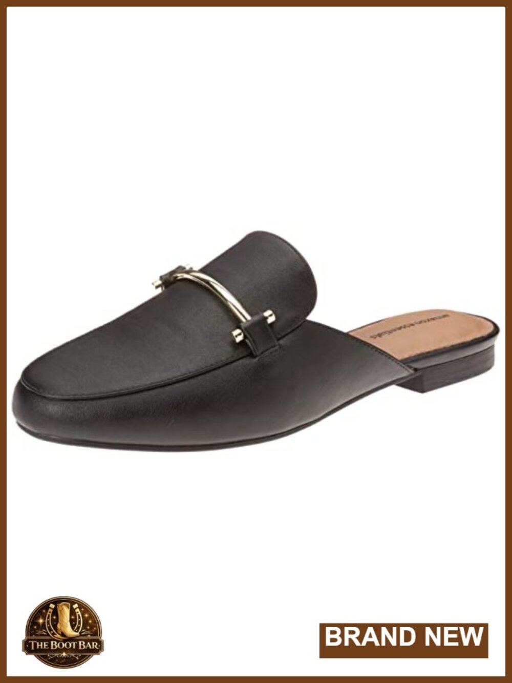 Women's Slip-On Mule Loafers Memory Foam Faux Leather Comfort